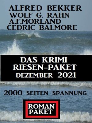 cover image of Das Krimi Riesen-Paket Dezember 2021